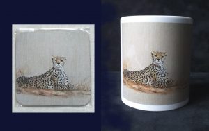 Cheetah Mug and Coaster Set